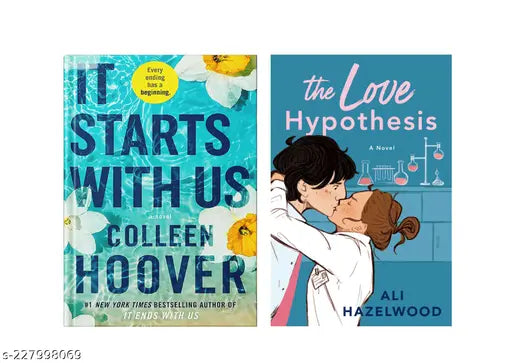 IT STARTS WITH US BY COLLEEN HOOVER +THE LOVE HYPOTHESIS BY ALI HAZELWOOD
