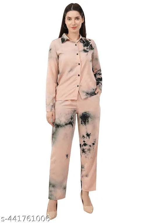 Avyola Womens Tie & Dye Co-ord Set