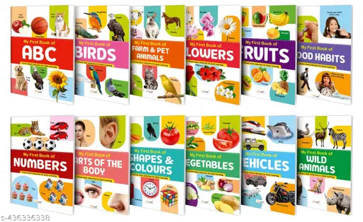 Picture Book Collections For Early Learning : Kids learning book My First Picture Book Collection For Early Learning Kid's book collection With 12 Topics