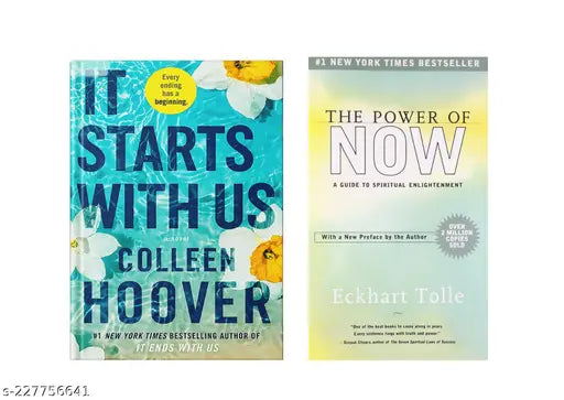 IT STARTS WITH US BY COLLEEN HOOVER + THE POWER OF NOW BY ECKHART TOLLE