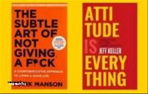 subtle art of not giving a f+ attitude is everything (ENGLISH PAPERBACK) (2 BOOKS COMBO)