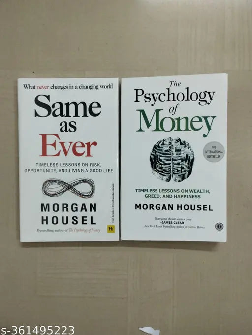 Best Combo Of 2 Book :- Same As Ever + The Psychology (English Paperback Morgan Housel)