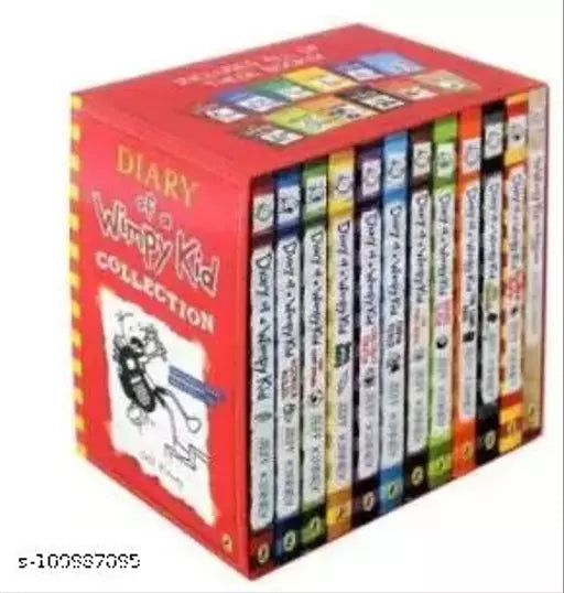 Diary Of A Wimpy Kid 12 Books Slipcase (Paperback Jeff Kinney)