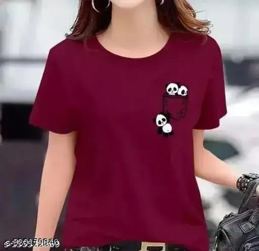 COTTON PRINTED T-SHIRT FOR WOMEN & GIRLS