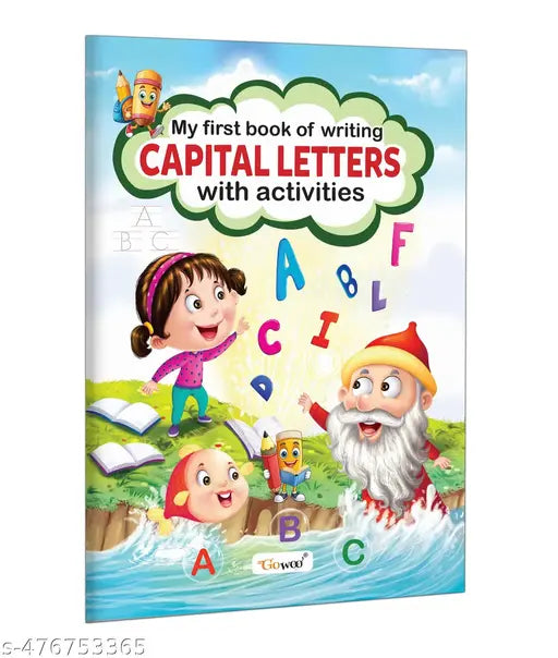 My First Book of Writing Capital Letters with activities : Children learning book Preschool learning activity book Educational writing book Writing practice book for kids
