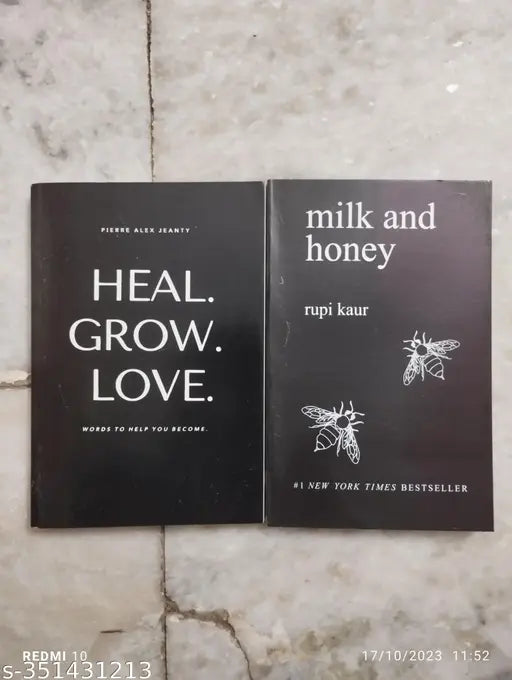 Heal Grow Love + Milk And Honey (English Paperback Pierre Alex Jeanty Rupi Kaur)