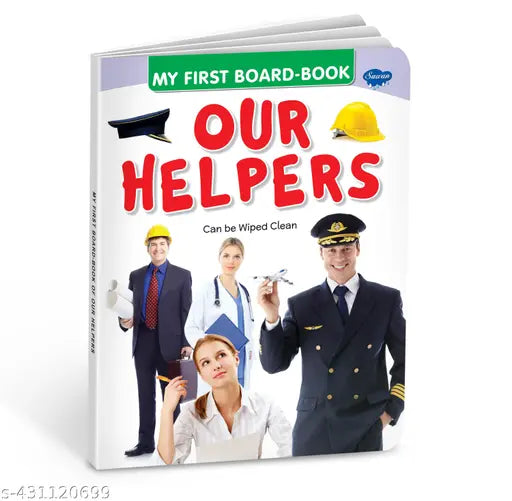 Our Helpers board book for kids : Learning book for kids Reading board book board book for kids (Hardcover).