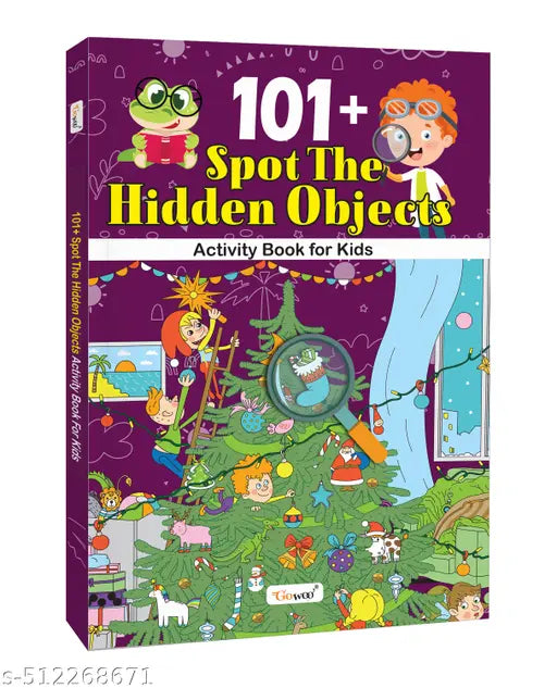 101+ Spot the Hidden Objects Activity Book for Kids : Kids Educational Workbook Puzzle Activity Book for Kids Brain-Boosting Activities for Kids Learning Games for Kids