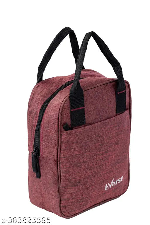 Lunch Bag for Women & Men Insulated Lunch Bag Tiffin Lunch Bag for Office/College/School Bottle Holder Lightweight Durable Handles Multiple Pockets Made in India Grey
