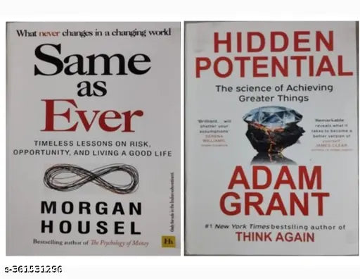 Best Combo Of 2 Book :- Same As Ever + Hidden Potential (English Paperback Morgan Housel Adem Grant)