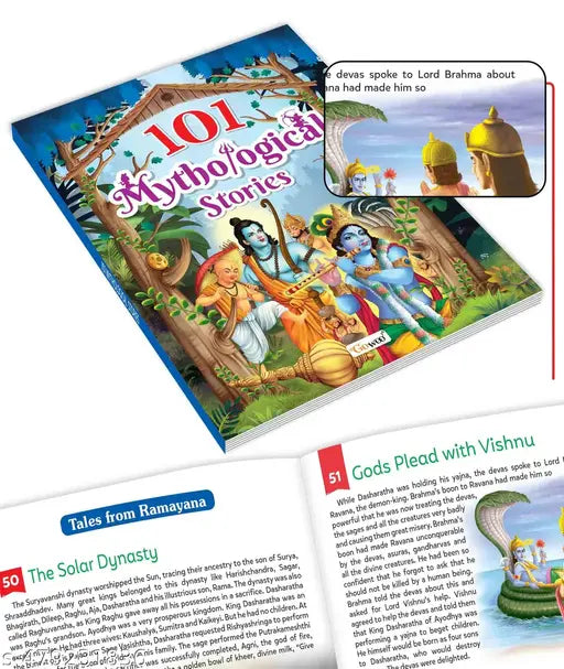 Inspiring Tales from Mythology :- 101 Mythological Stories for Kids : Kids educational stories Early learning Bedtime stories for kids (Paperback) (Ages 3-12)
