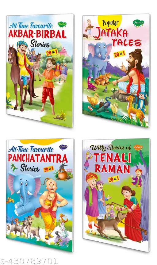 Educational book for kids Famous Storybook for children - set of 4 Storybooks for kids.`