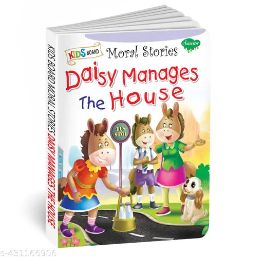 Daisy Manages the House board books : Educational book for kids Children board books Learning book for kids (Hardcover).