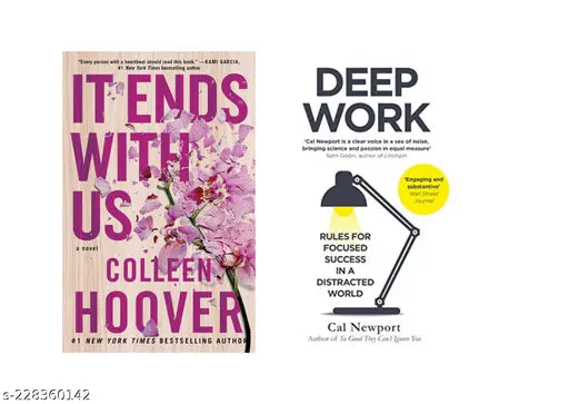 IT END WITH US BY COLLEEN HOOVER + DEEP WORK BY CAL NEWPORT