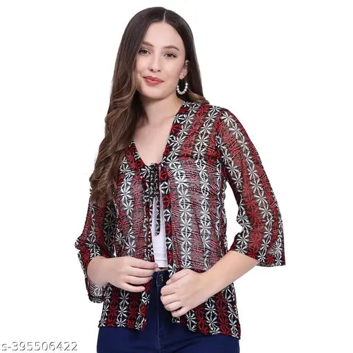 Woman Net Shrug