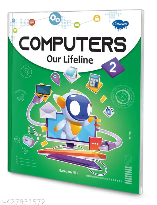 Computers Our Lifeline – 2 book for kids : Computer learning books for kids Kid's computer book Learning book for kids Educational book for kids.