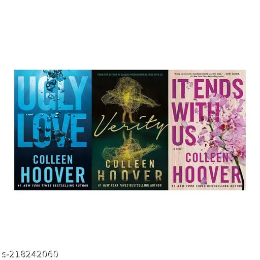 UGLY LOVE BY COLLEEN HOOVER + VERITY BY COLLEEN HOOVER + IT END WITH US BY COLLEEN HOOVER