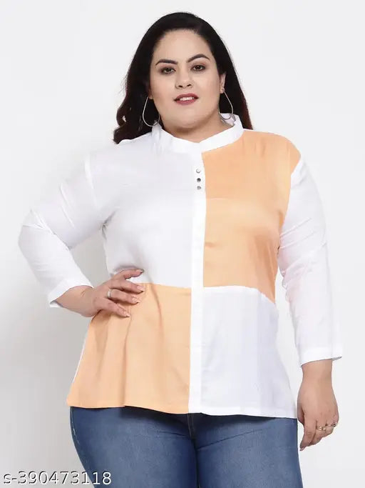 FAZZN Plus Size Customizable Turtleneck Top
