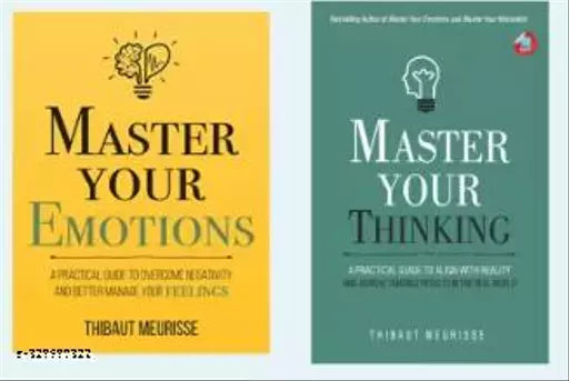 Master Your Thinking (Paperback Thibaut Meurisse) + Master Your Emotions (English Paperback Meurisse Thibaut) (Paperback Meurisse Thibaut)