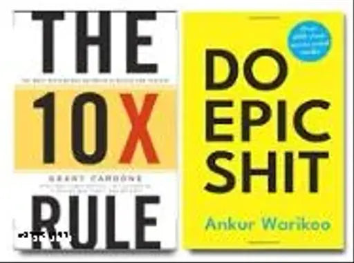 The 10X Rule (Hardcover) + Do Epic Shit (2 Books Combo