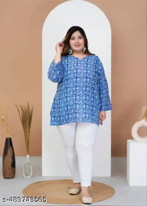 plus size short top