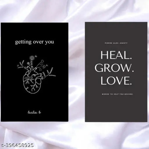 Getting Over You + Heal. Grow. Love. Book by Pierre Alex Jeanty