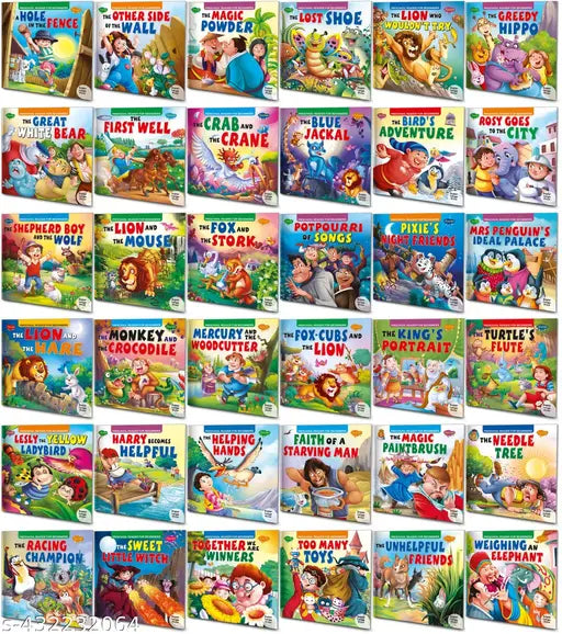 Educational storybook for beginners : Early readers book children storybooks Learning books for kids - Set of 36 story books for children (Paperback).