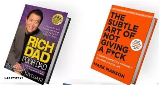RICH DAD POOR DAD + subtle art of not giving a f (English Paperback)