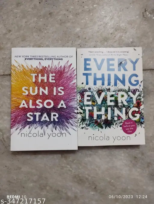 Best Combo Of 2 Book :- The Sons Is Also Star + Every Thing Every Thing Nicola Yoon)