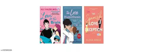 Love On The Brain + The Love Hypothesis + The Spanish Love Deception (3 BOOKS COMBO) (Paperback Ali Hazelwood Elena armas)