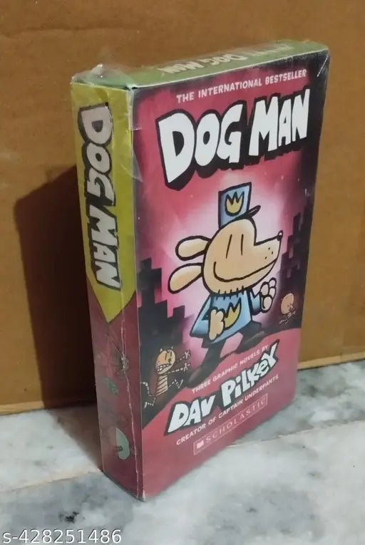 Dog Man Three Graphic Novels By Dev Pilkey (English Paperback Dev Pilkey)