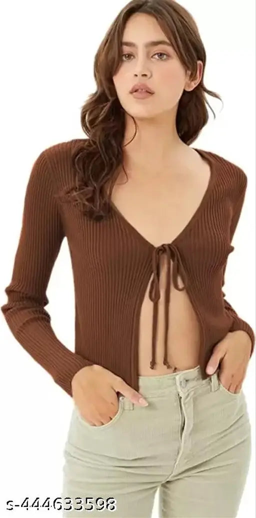 Cardigan Long Sleeves Casual Top