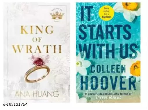 It Starts With Us + King Of Wrath (English Paperback) (Paperback Collen hoover&Ana Huang)
