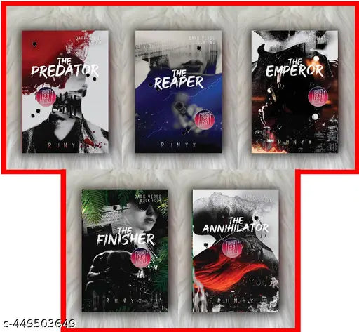 Series Of 1-5Book Set RuNyx The ( + The Reaper + The Emperor + The Finisher+ The Annihiltor) (Paperback Dark Verse)