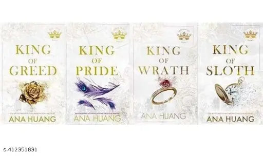 Set Of 4 Books :- King Of Wrath + King Of Pride + King Of Greed + King Of Sloth ( English Paperback Ana Haung)
