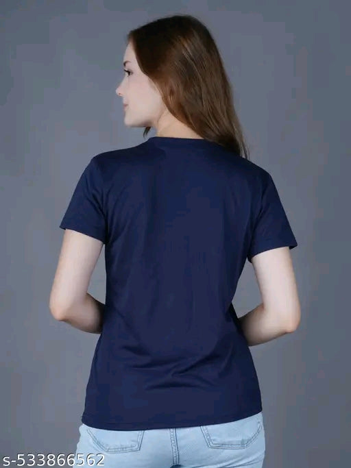 Combo of 3 Cotton Woman's short sleeves tshirts