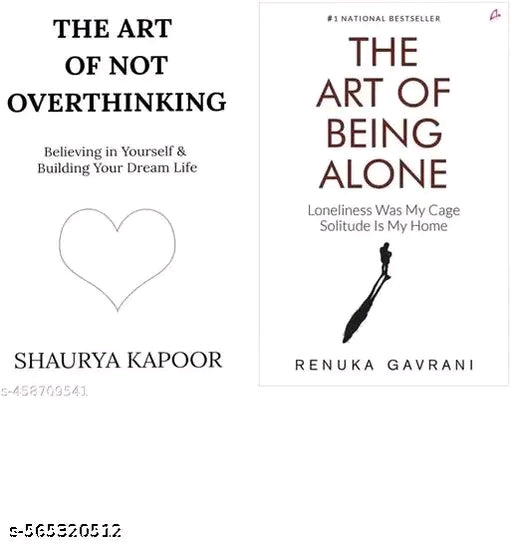 #003 Combo of 4 books Too good to be true, Art of being alone, art of not overthinking, can we be strangers again