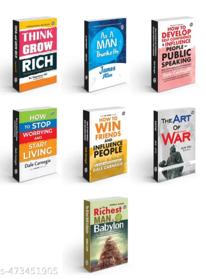 #002 Combo of 7 Self Help Books