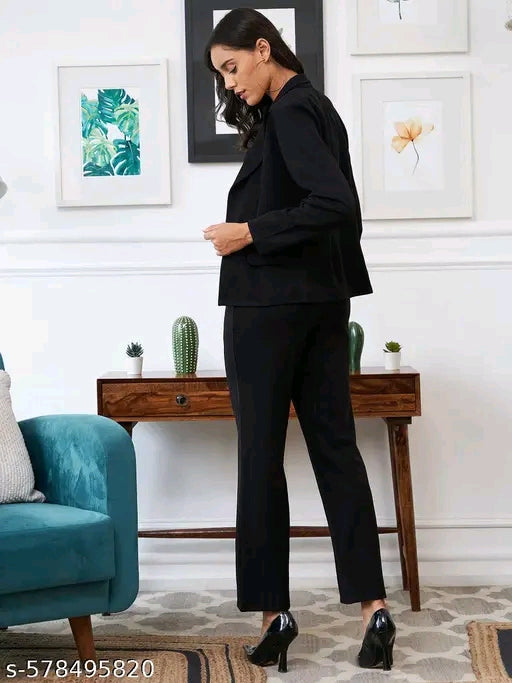 Woman's blazer style cord set
