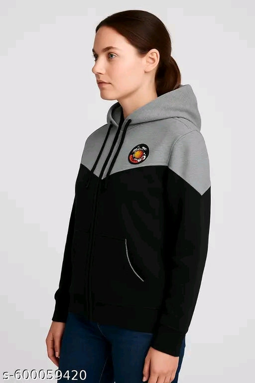 #002 Woman's winters hoodie waistcoat sweat shirt jacket