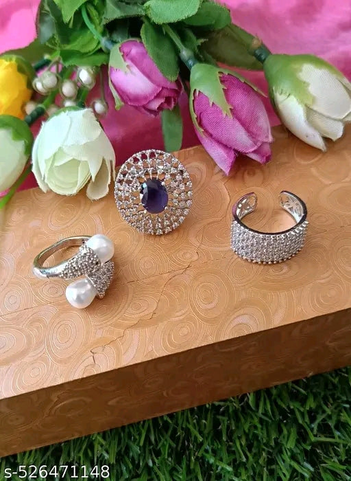 Shimmering Bejeweled Rings | Buy 1 Get 2 Free