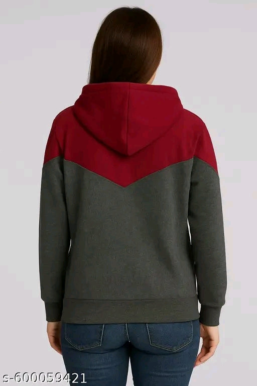 Woman's winters hoodie waistcoat sweat shirt jacket