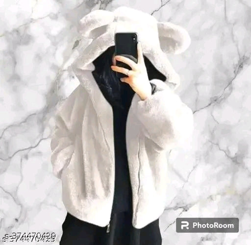 Womans Stylist Woollen Hoodies