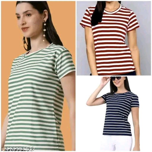 Combo of 3 Daily wear cotton Tshirts