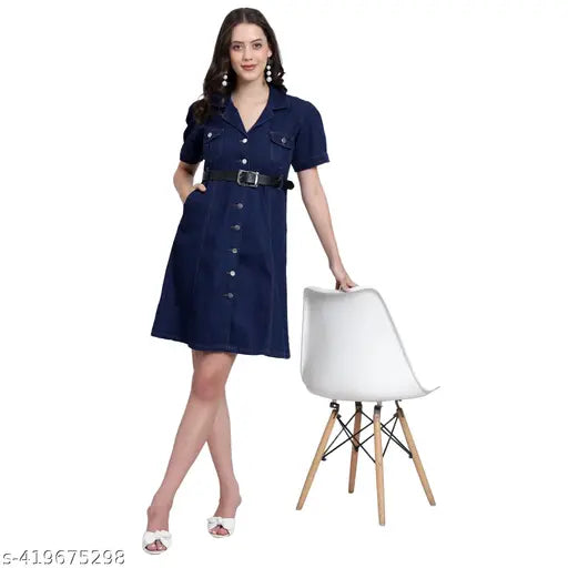 Woman Denim Dress
