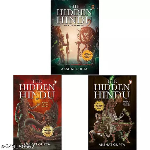 Sets of 3 books -The Hidden Hindu + The Hidden Hindu 2 + The Hidden Hindu 3 - Paperback