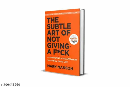 THE SUBTLE ART OF NOT GIVING A F*CK BY MARK MANSON. Entertining and relatable developing book.