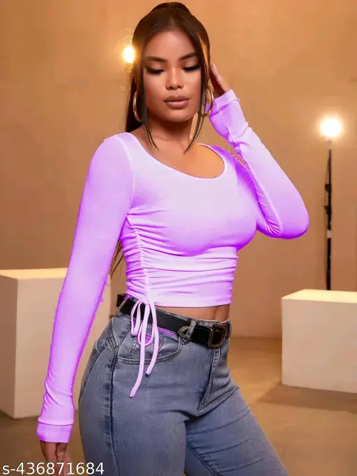 New Trend Side Dori Party Wear Full Sleeve Top
