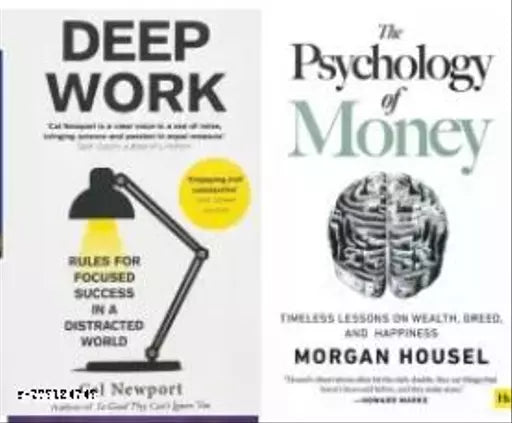 Deep Work+ The Psychology of Money (2 BOOKS COMBO) (ENGLISH PAPERBACK_)
