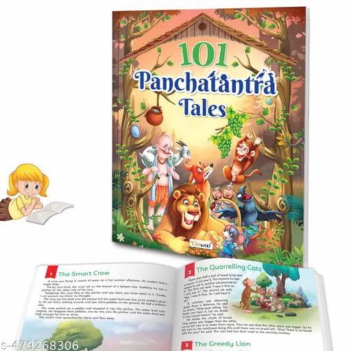 101 Panchatantra Tales book for kids (Paperback) : Fun and educational storybook Tales from Panchatantra Classic learning storybook for kids for (Ages 3-12)